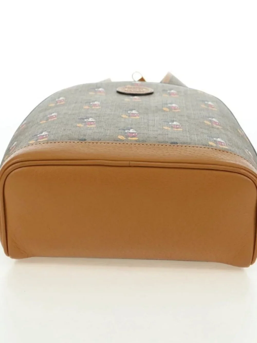 GUCCI Micro GG Supreme Disney Backpack PVC Beige Gold 552884 Auth YKZ1317M